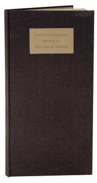 F. Scott Fitgerald's Preface to This Side of Paradise