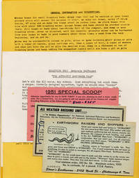 A small archive of material relating to breeding red wiggler worms by mail order from Stoner's Earthworms, Chattanooga, Tenn