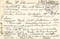A Rare Rudolf Diesel Handwritten Letter, Requesting Some Books, Including  Perels Manual Of The Agricultural Machines