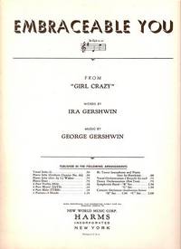 Sheet music (1) from this Broadway show.   Song:  Embraceable You