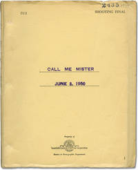 Call Me Mister (Original Screenplay, Copy No. 1)