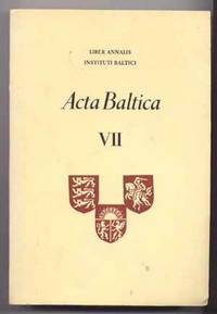 Acta Baltica VII (1967) Acta Baltica VII (1967)
