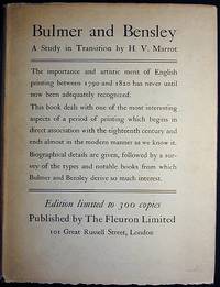 William Bulmer, Thomas Bensley: A Study in Transition William Bulmer, Thomas Bensley: A Study in Transition