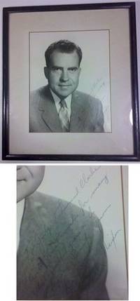 Richard Nixon Signs A Photograph To A Long-Time Federal Judge From California