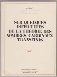 Sur Quelques Difficultes De La Theorie Dex Nombres Cardinaux Transfinis  [On Some Problems of the Theory of Transfinite Cardinal Numbers]