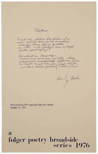 Rhetoric (Broadside)
