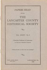 CHARLOTTE CUSHMAN IN LANCASTER CHARLOTTE CUSHMAN IN LANCASTER