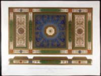 Painted Ceiling and Friez from the Palazzo Vecchio at Mantua. XVI Century