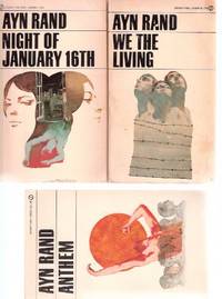 Ayn Rand:  Anthem ---with We, the Living ---with Night of January 16th ---3 Volumes