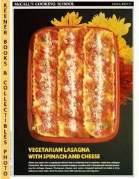 McCall's Cooking School Recipe Card: Pasta, Rice 17 - Lasagna Florentine  (Replacement McCall's Recipage or Recipe Card For 3-Ring Binders)