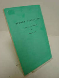 Siddur Selections Siddur Selections