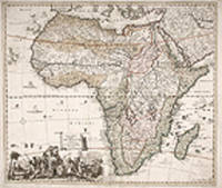 Accuratissima Totius Africae Tabula in Lucem Producia Per Tacobum de Sandrart Norimbergae