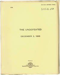 The Undefeated (Original Screenplay)