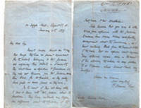 Autograph Letter Signed (ALS) by R. Norman Shaw (1831-1912)