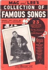 MAC AND LEE'S COLLECTION OF FAMOUS SONGS [songbook]