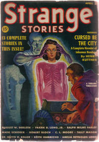 Strange Stories Pulp, Volume 1, # 2, April 1939 ( Logoda's Heads; Cursed be the City; Lord of Evil; Box from the Stars; Creeper in Darkness; Bells of Horror, etc) Strange Stories Pulp, Volume 1, # 2, April 1939 ( Logoda's Heads; Cursed be the City; Lord of Evil; Box from the Stars; Creeper in Darkness; Bells of Horror, etc)
