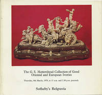 The G.S. Mottershead Collection of good Oriental and European ivories. March 8, 1979