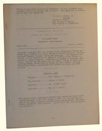 Johnston County Genealogical Society Newsletter.  Volume 1, Number 1  (March 1975)