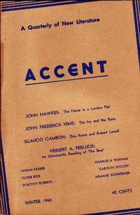 Accent: A Quarterly of New Literature (Winter, 1960) Accent: A Quarterly of New Literature (Winter, 1960)