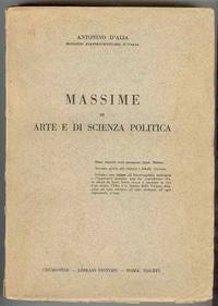 MASSIME di Arte e di Scienza Politica MASSIME di Arte e di Scienza Politica