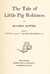 TALE OF LITTLE PIG ROBINSON by BEATRIX POTTER from Aleph-Bet Books, Inc. - Used Book - Hardcover - First Edition