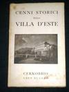 Cenni Storici Sulla Villa D'Este