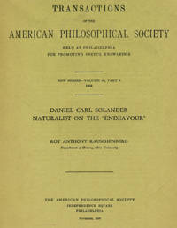 Daniel Carl Solander.  Naturalist on the "Endeavour"