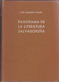 Panorama de la Literatura Salvadorena Panorama de la Literatura Salvadorena