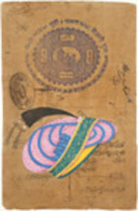 An original gouache drawing of a mughal turban