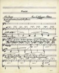 A small archive of material, including one autograph musical manuscript, relating to the composer's collaboration with the poet Ulric de Vaere, as follows: