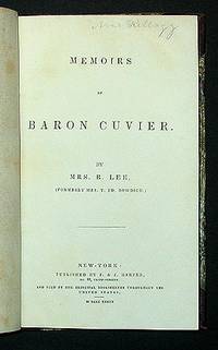MEMOIRS OF BARON CUVIER
