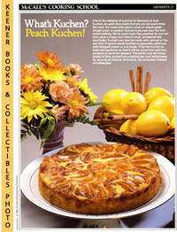McCall's Cooking School Recipe Card: Desserts 17 - Fresh Peach Kuchen (Replacement McCall's Recipage or Recipe Card For 3-Ring Binders) McCall's Cooking School Recipe Card: Desserts 17 - Fresh Peach Kuchen (Replacement McCall's Recipage or Recipe Card For 3-Ring Binders)