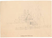 Two Original Ink Drawings of Mount Vernon, by United States Navy Lieutenant John B. Dale