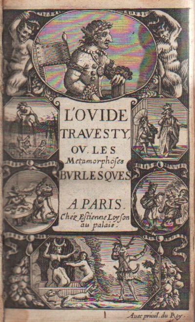 Image for L'Ovide Bouffon / L'Ovide Travesty, ou Ies Métamorphoses Burlesques