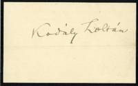 Autograph signature