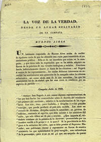 La Voz de la Verdad, desde un Lugar Solitario de la Campa&ntilde;a de Buenos Aires [caption title]