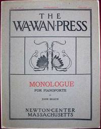 MONOLOGUE For PIANOFORTE. Vol. VI. No. 41. January, 1907 MONOLOGUE For PIANOFORTE. Vol. VI. No. 41. January, 1907