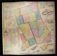 Map of the United Counties of Frontenac, Lennox and Addington, Canada West  from actual Surveys under the Direction of H. F. Walling