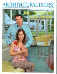 Architectural Digest 4/04 JOHN TRAVOLTA KELLY PRESTON Cover Architectural Digest 4/04 JOHN TRAVOLTA KELLY PRESTON Cover