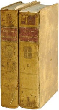 The General Laws of Massachusetts... 2 Vols. Boston, 1823