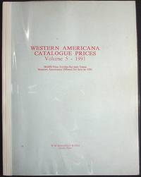 Western Americana Catalogue Prices, Volume 5--1992