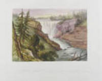 'Kakabrka' or Grand Falls on the Kamuntiqua river, Lake Superior, N.America