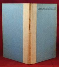 PASSAGES FROM THE LETTERS OF JOHN BUTLER YEATS