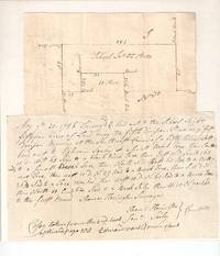 EARLY AMERICAN SURVEYOR'S MANUSCRIPT, WITH DRAWING: EARLY AMERICAN SURVEYOR'S MANUSCRIPT, WITH DRAWING: