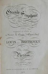4me Grande Simphonie en Sib majeur (B dur) [Subtitle]: compos&eacute;e et d&eacute;di&eacute;e &agrave; Monsr. le Comte d'Oppersdorf... Op. 60 Partition Prix 16 Fr. [Full score]