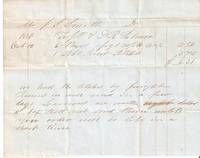 HANDWRITTEN PROVISIONER'S BILL TO J.S. SMITH FOR A BOX OF FIGS AND A BARREL OF SWEET POTATOES, TOTALING $6.31