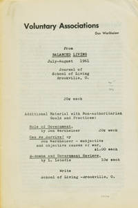 Voluntary Associations [caption title]
