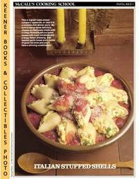 McCall's Cooking School Recipe Card: Pasta, Rice 5 - Baked Pasta Shells  Marinara (Replacement McCall's Recipage or Recipe Card For 3-Ring Binders)