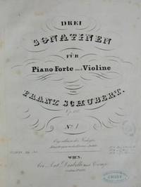 Rondeau Brillant pour Pianoforte et Violon... Op: 70. [D895]. [Parts]