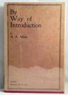 By Way of Introduction